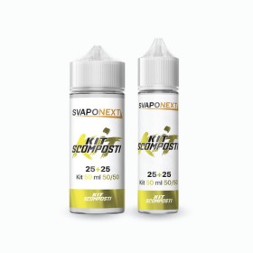 KIT SCOMPOSTO GIALLO 50ML 50/50 SVAPONEXT