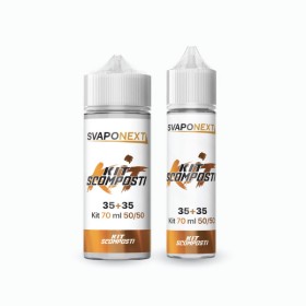 KIT SCOMPOSTO ARANCIONE 70ML 50/50 SVAPONEXT