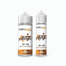 KIT SCOMPOSTO ARANCIONE 70ML 50/50 SVAPONEXT