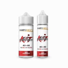 KIT SCOMPOSTO ROSSO 80ML 50/50 SVAPONEXT