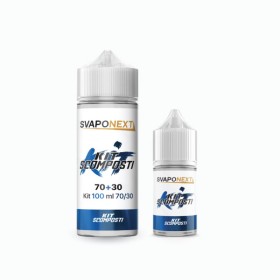 KIT SCOMPOSTO BLU 100ML 70/30 SVAPONEXT